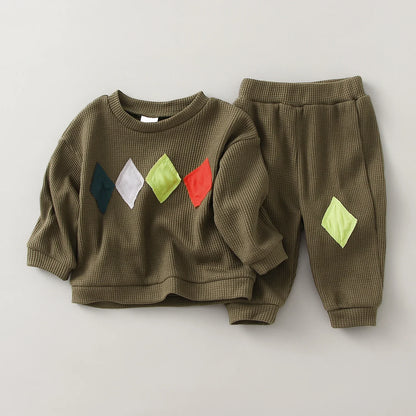 Spring Baby Boy Clothes Set 2Pcs Cotton Sweater + Pants for 0-5Yrs Children Kids Outfits Toddler Baby Girl Boy Clothes Sets