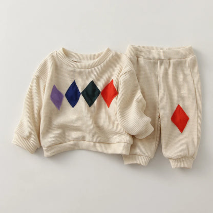 Spring Baby Boy Clothes Set 2Pcs Cotton Sweater + Pants for 0-5Yrs Children Kids Outfits Toddler Baby Girl Boy Clothes Sets